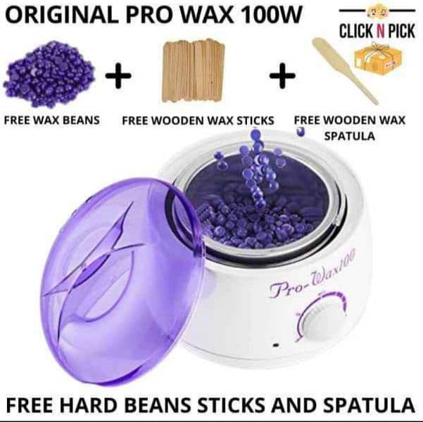 Wax Heater Machine - Pro Wax Machine - Free Wax Beans & Wooden Spatula 3