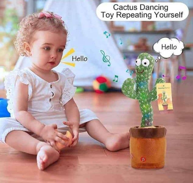 Dancing Cactus Toy with Recording Best gift for kidz 3