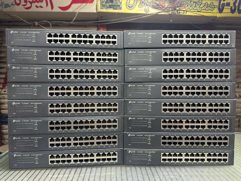 TP-Link 16Ports and 24Ports All Gigabit Switch Fresh Condition 0