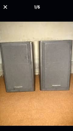 Panasonic bookshelf speakers.