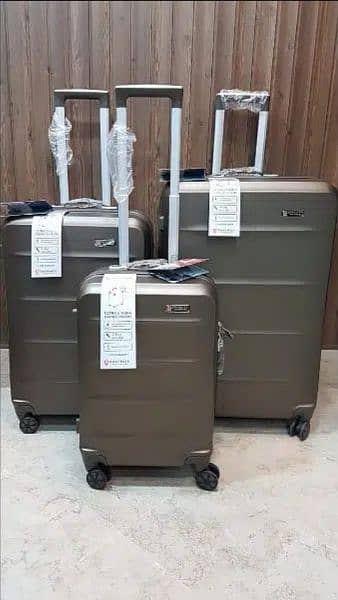 Unbreakable Fiber - Suitcase- Luggage set - Attachi - Travel Bags -Bag 0