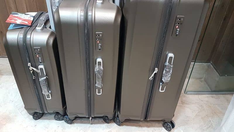 Unbreakable Fiber - Suitcase- Luggage set - Attachi - Travel Bags -Bag 15