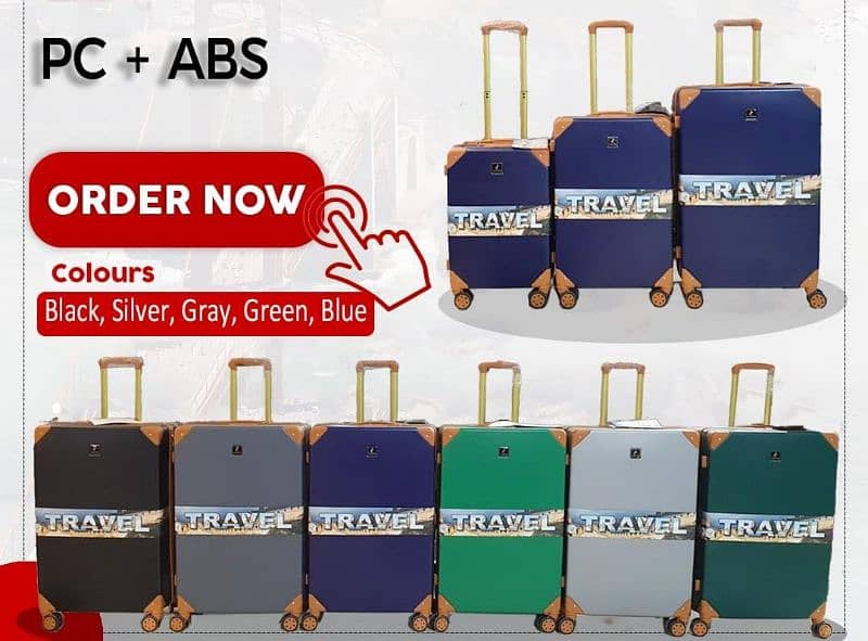 Unbreakable Fiber - Suitcase- Luggage set - Attachi - Travel Bags -Bag 18