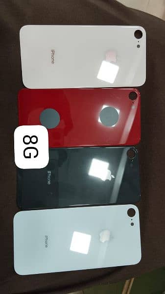 iPhone 7/7+/8G/8+/X/X's/X's/XS/11/12/13/14/15 Pro Max Back Glass 5