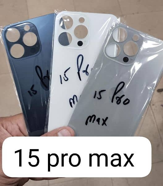 iPhone 7/7+/8G/8+/X/X's/X's/XS/11/12/13/14/15 Pro Max Back Glass 11