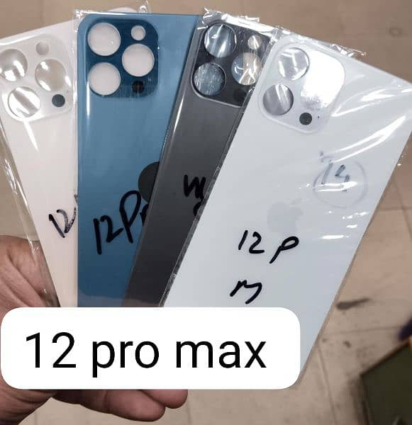iPhone 7/7+/8G/8+/X/X's/X's/XS/11/12/13/14/15 Pro Max Back Glass 12