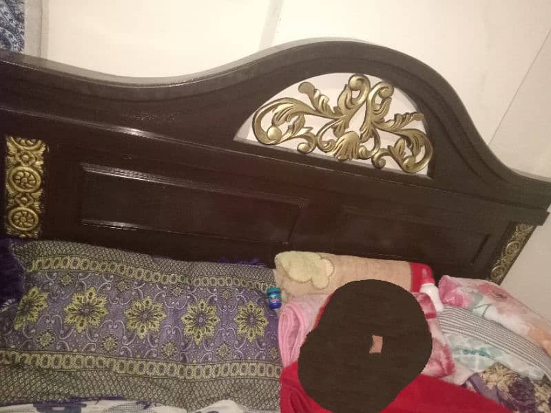 bed for sell lassani pure wood bed. 1