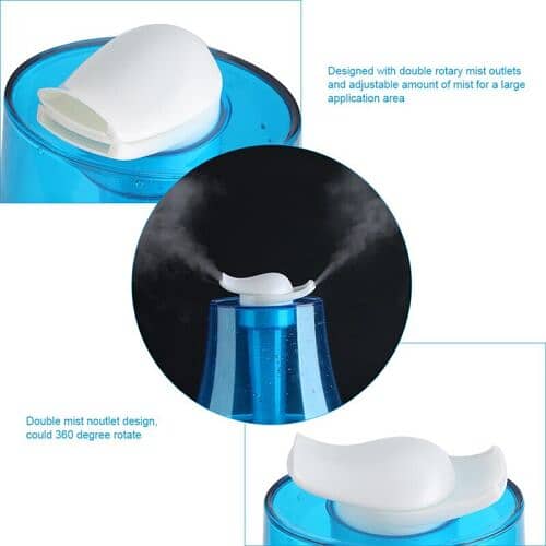 3 Liters Double Spray Ultrasonic Cool Mist Air Humidifier Mist Maker 3