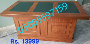 Office table top leather 4,5ft furniture sofa chair work study desk