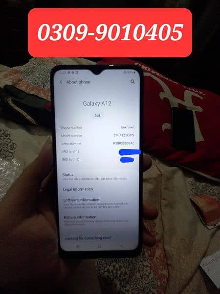 samsung galaxy a12 4gb 128gb pta approve read ad 0