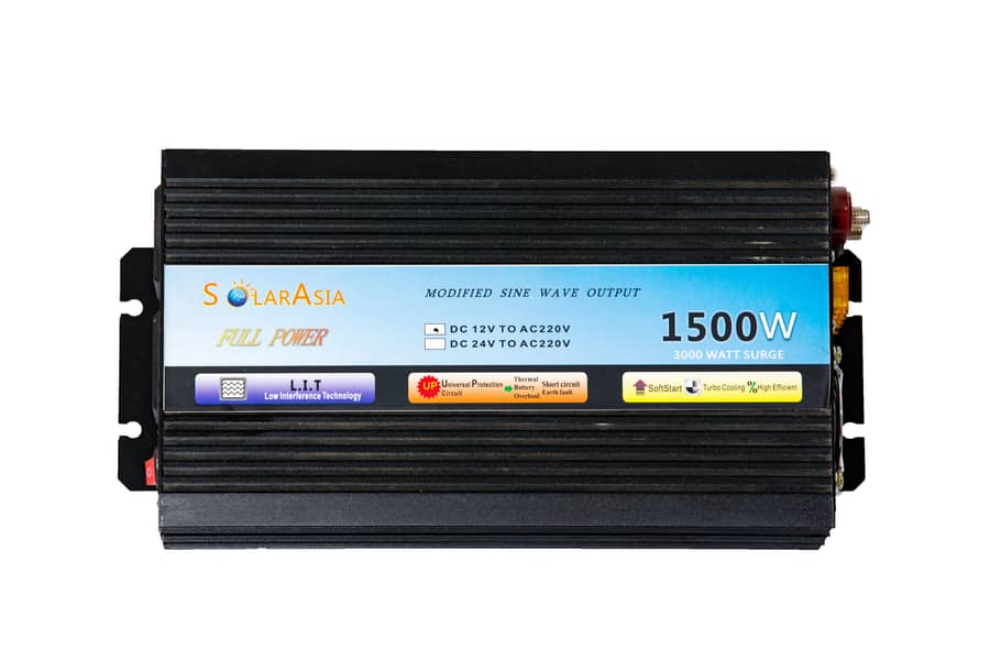 Solar Asia 1500 Watt Dc to Ac Inverter Modified Sine Wave 24 volt 1