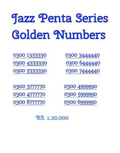 Jazz Golden Numbers 0