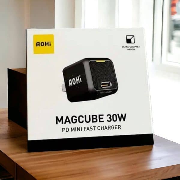 AOHI Magcube 30W GaN+ PD Charger iPhone 14 Pro Max Samsung S23 S22 0