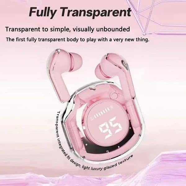 Air39 Earbuds Transparent ENC Noise Reduction Bluetooth Earbuds 5