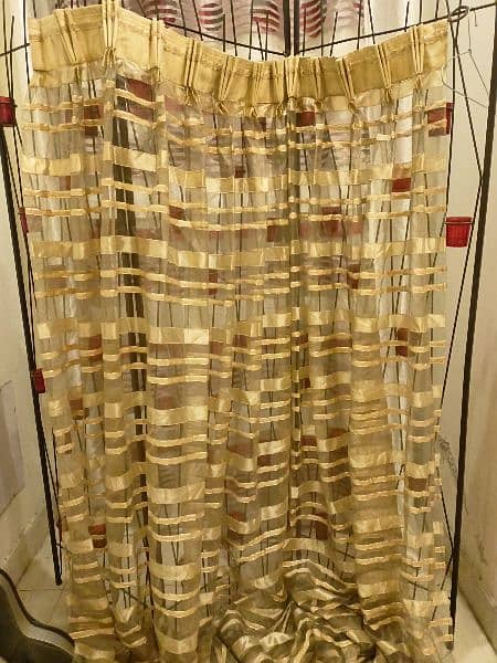 2 set of curtain golden and silver each pair 2500 1