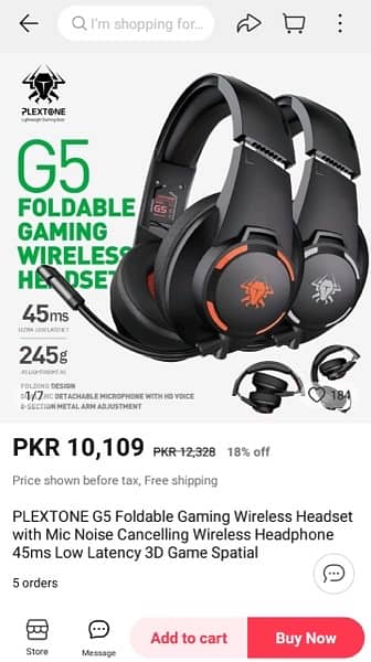 Gaming Headphones Brand he Wireless with Separate Mic 7
