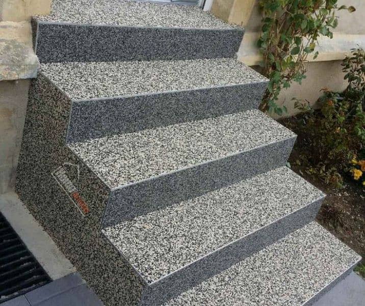 Marble and granite for flooring, stair steps, kitchen top, vanity 15