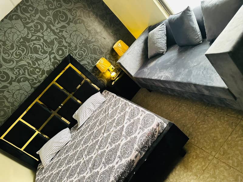 Bed set double bed furniture for sale ( urgent sell) 4
