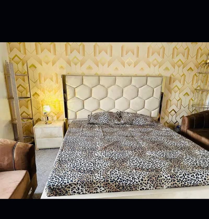 Bed set double bed furniture for sale ( urgent sell) 5