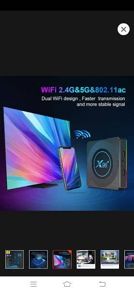 X96Q Pro - 8GB+128GB - Android 12 - 4K - Smart Android Tv Box 2