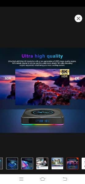 X96Q Pro - 8GB+128GB - Android 12 - 4K - Smart Android Tv Box 8