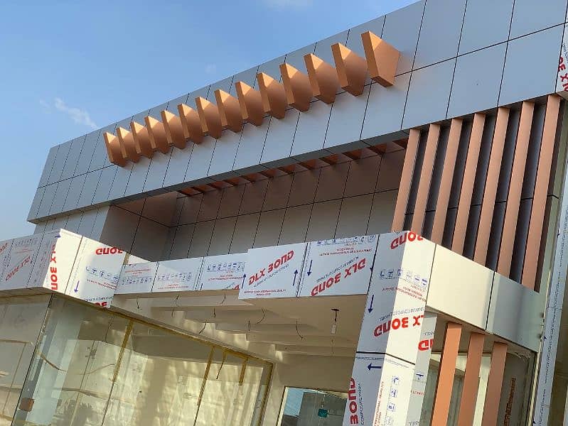 Cladding , Signboards , Curtain wall , aluminum sheet fixing 2