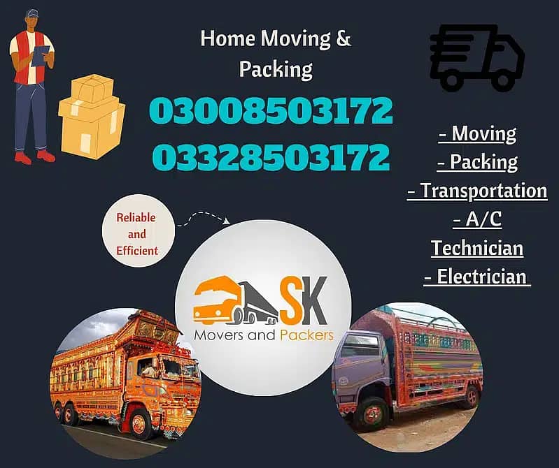 SK Movers| Packing and Moving Services for movers 3