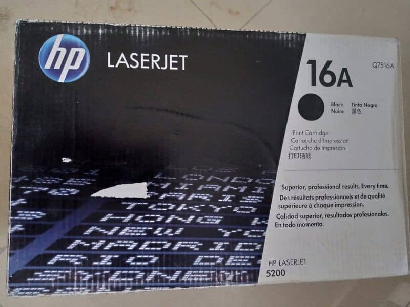 Toner Cartridge 16A Hp original 0