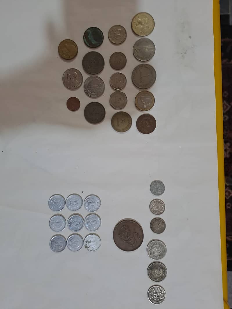 Old Currency Notes and Coins. 3