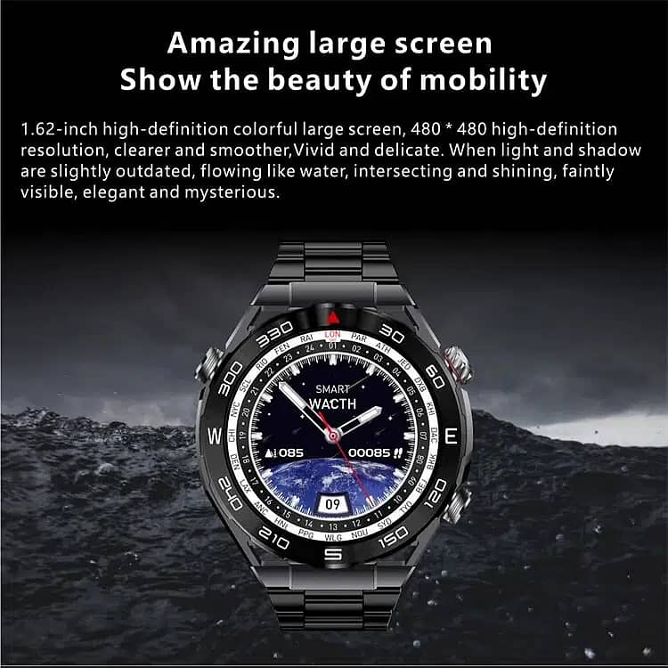 P9 Ultramat Smart Watch 1.62 Inch Amouled 3D Dynamic Dial NFC 2