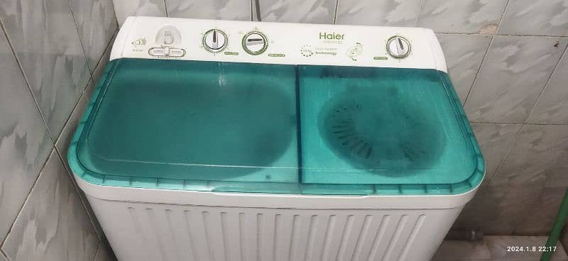 haire washing machine with dryer 10 kg 4