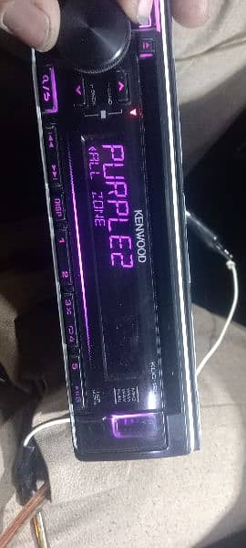 Kenwood original MP3 player USB aux FM 7 multiple colours Bt bulit in 5