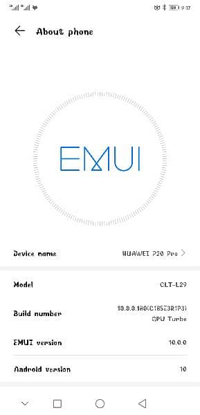 huawei P20 Pro 6/128 PTA Approved 4