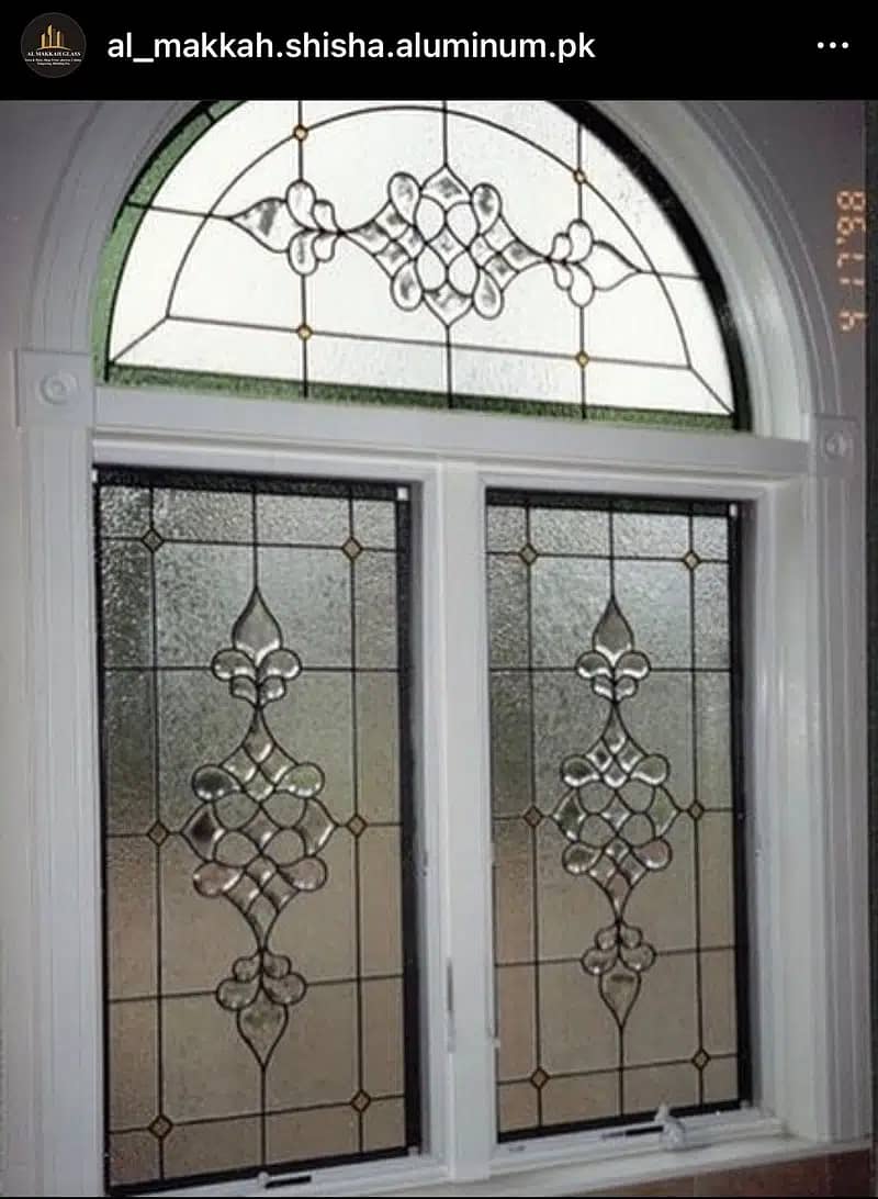 double glaze aluminum window openable door 12mm glass partition 16