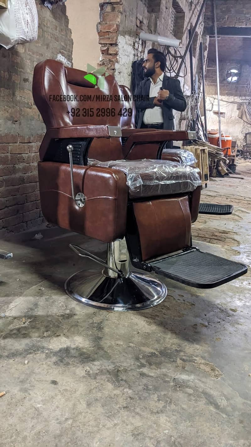 Saloon chair / Barber chair/Cutting chair/Massage bed/ Shampoo unit 11
