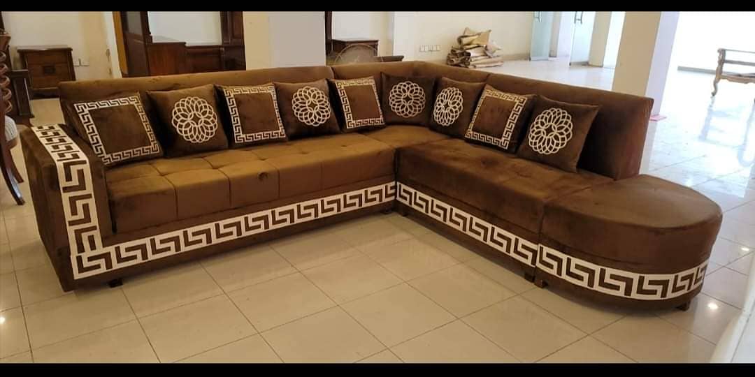 sofa, sofaset 3 seater, 5 seater, 7 seater, L shape (Read Description) 19