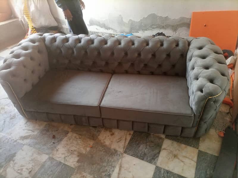 sofa, sofaset 3 seater, 5 seater, 7 seater, L shape (Read Description) 11