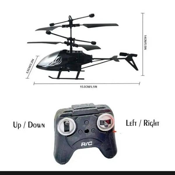 Remote Control Helicopter- Dual Mode Control Flight with Induction 5