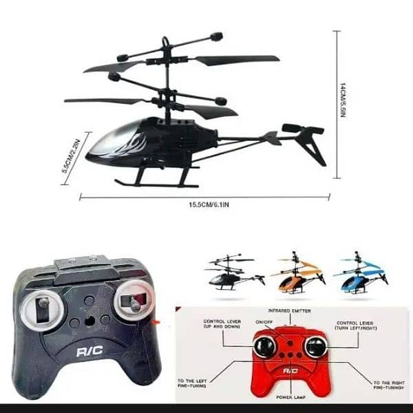 Remote Control Helicopter- Dual Mode Control Flight with Induction 6