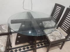 Dinning table with 6 chairs