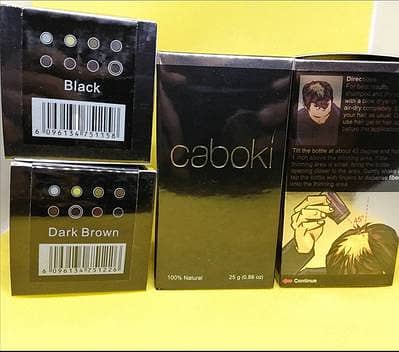 caboki Hair Fiber 25gm Dark Brown and Black Available 03017186072 1