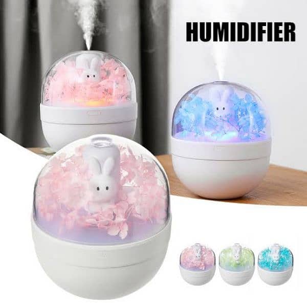 Sweet Rabbit Wireless Air Humidifier Ultrasonic USB Aroma Color Lamp 2