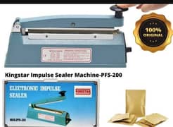 hand sealer/impulse sealer/king star/pouch sealer/poly sealer