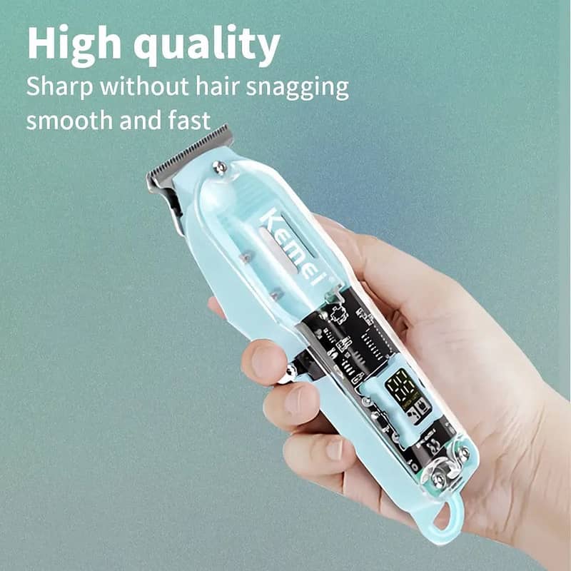 Transparent Electrical Hair Removal Men's Trimmer (all over pak) 2