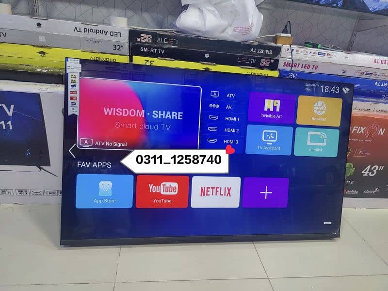 New 43 inch android smart led tv new model 2024 0