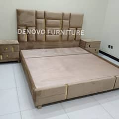 (Complete Bedset), poshish bed, bedroom set, wooden bed, king size bed