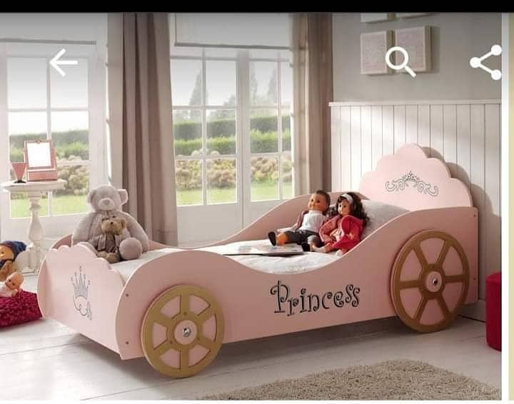 Kids bed | Single Kids Bed | Single Car Bed / kids wooden bed all size 3