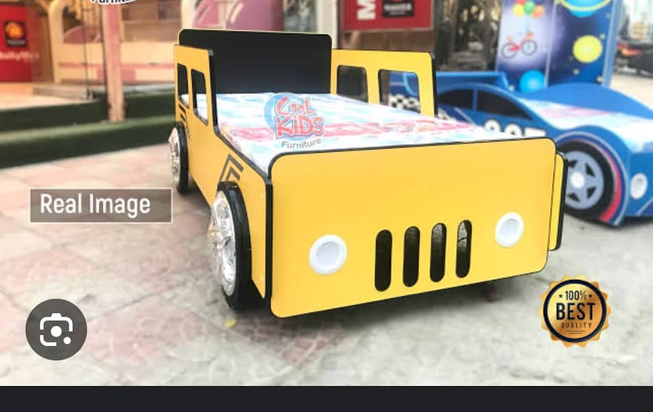 Kids bed | Single Kids Bed | Single Car Bed / kids wooden bed all size 15