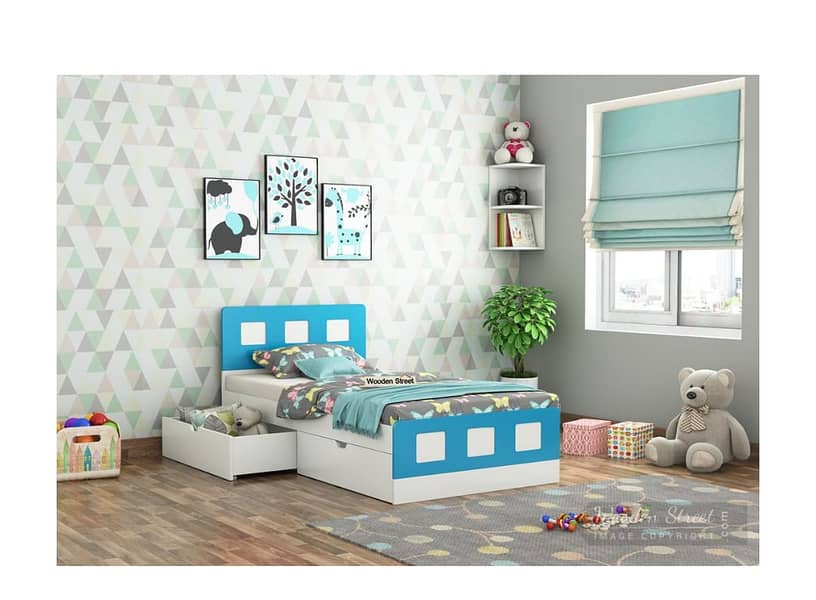 Kids bed | Single Kids Bed | Single Car Bed / kids wooden bed all size 18
