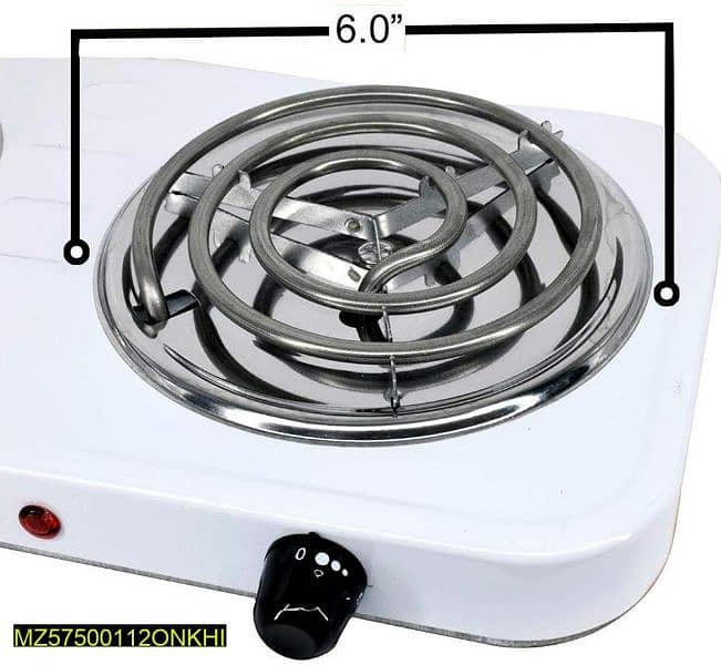 2 Electric Double Stove Burner, free delivery all across Pakistan 4